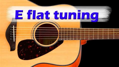 How to Tune Guitar to E Flat